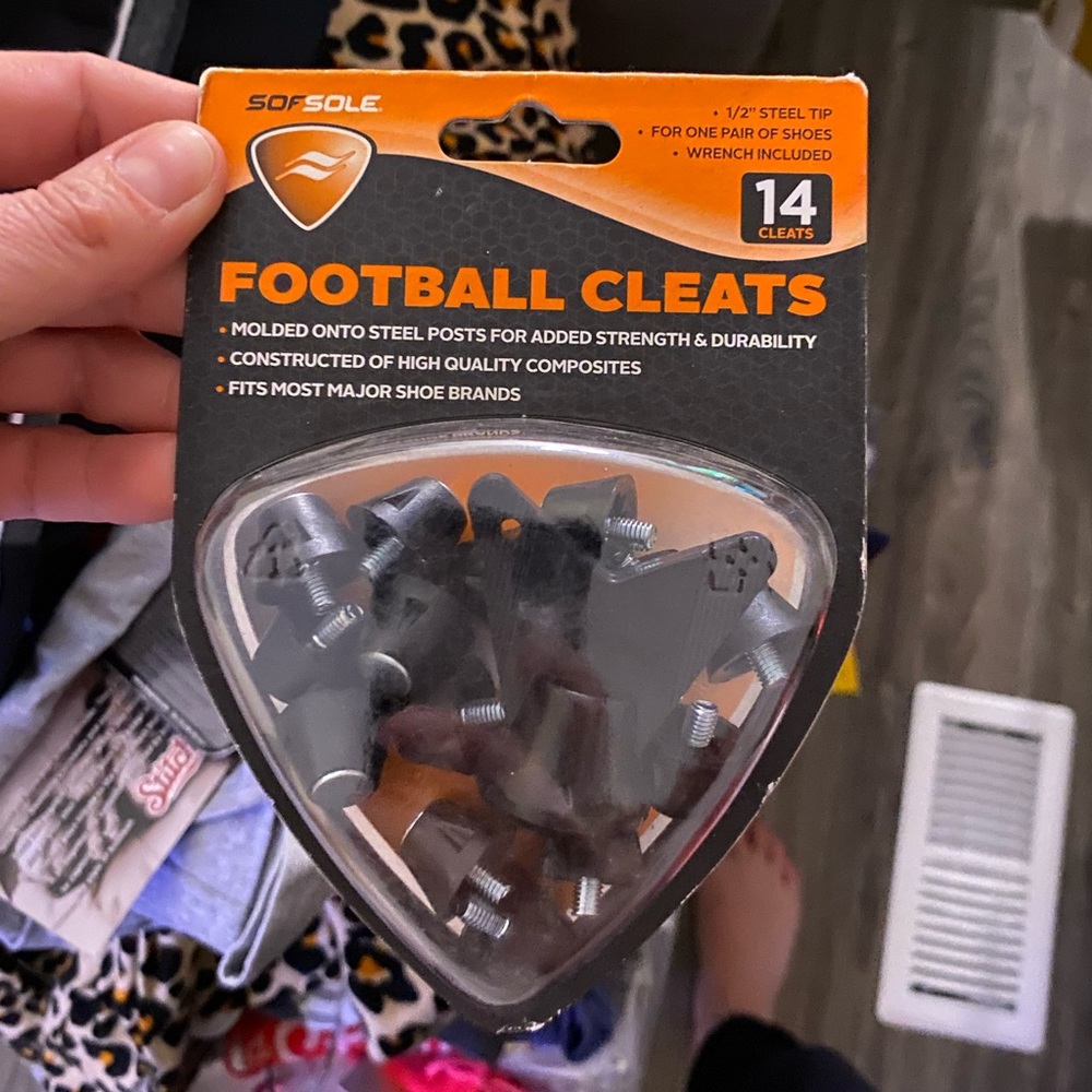 NEW Sof Sole Football Cleats - 1/2" Steel Tip - 2 packages of 14- Wrench Incl